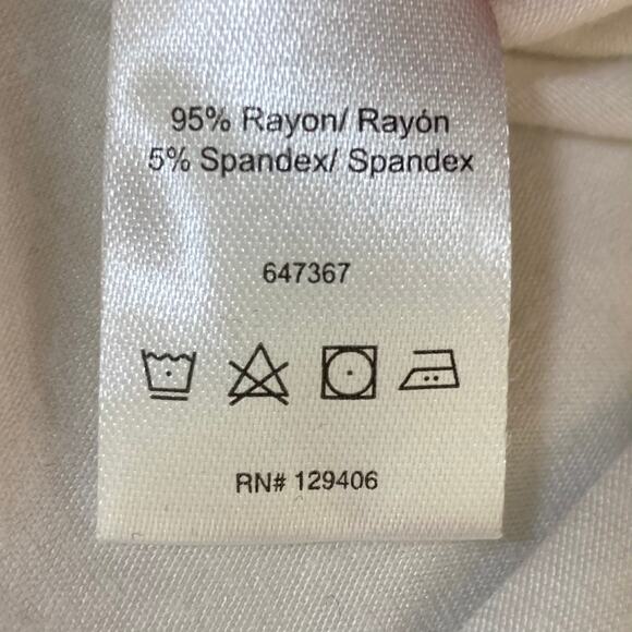 Venus white short sleeve t-shirt long twist front chest pocket women's tunic tee - Picture 8 of 9